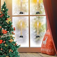 Flameless Window Candles christmas