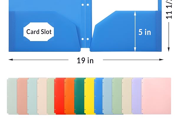 FOLDERS WITH POCKETS