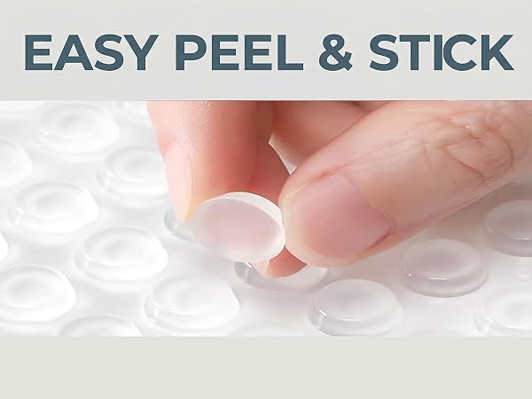 164pcs Clear Silicone Cabinet Bumper Pads