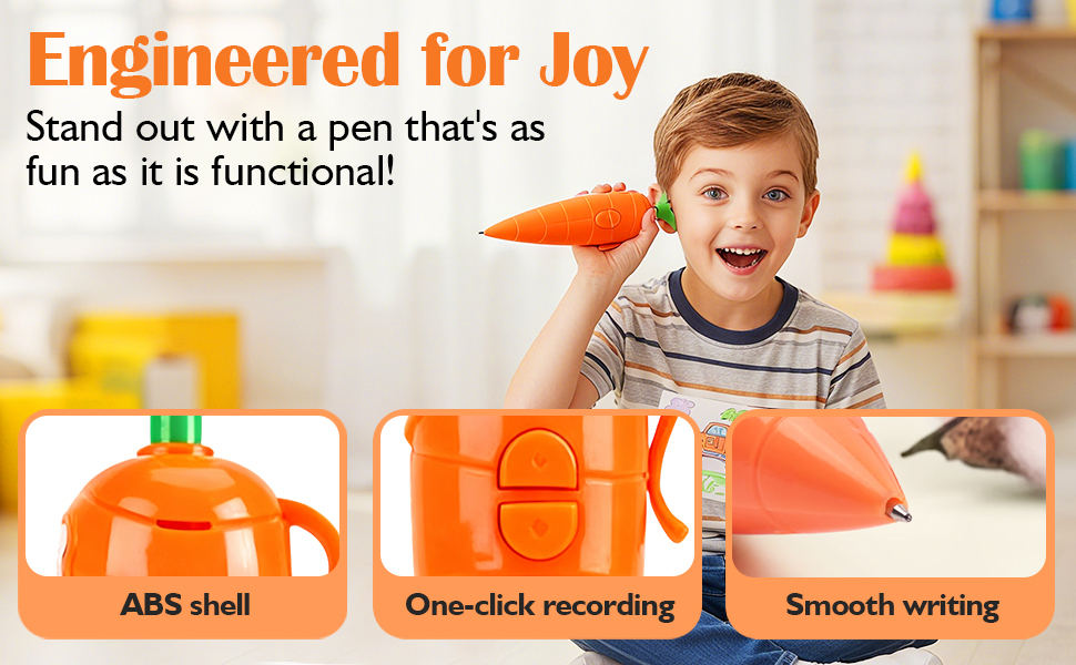 2PCS Carrot Recorder Pen