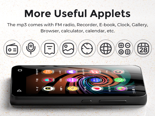 MP3 player with speaker