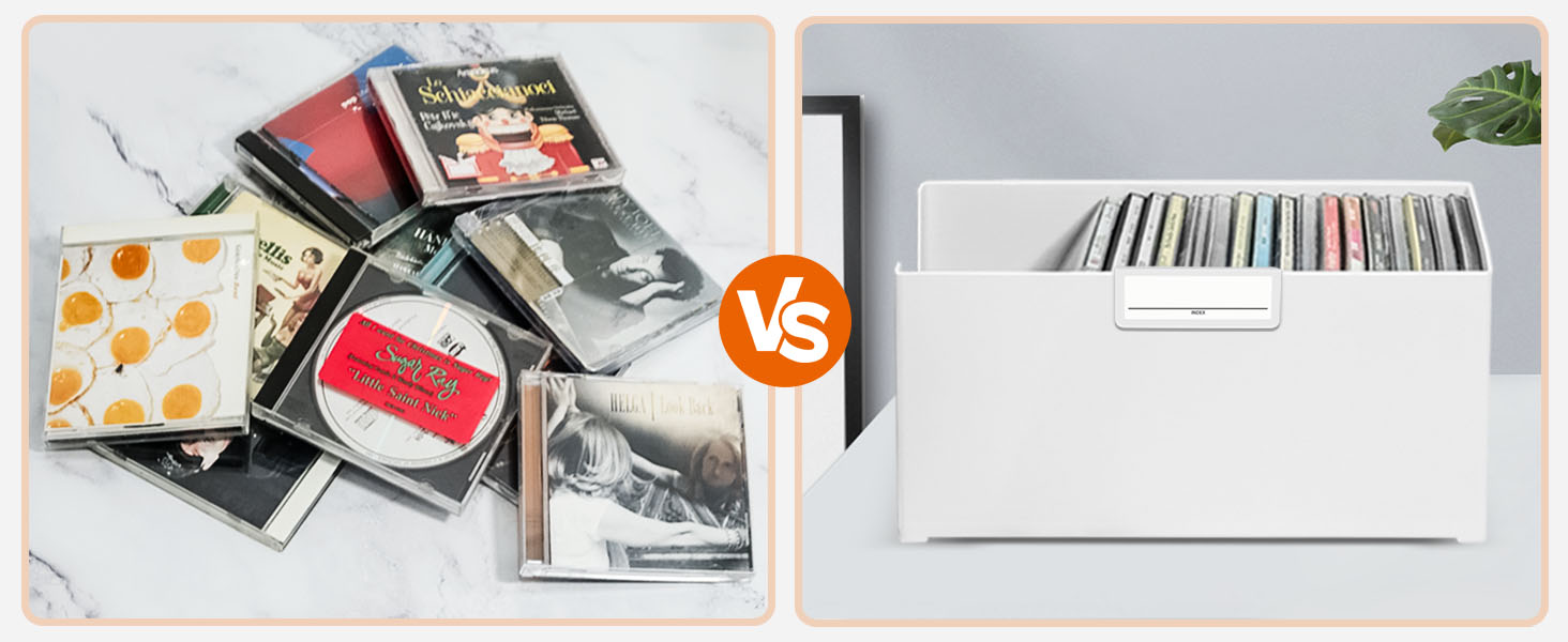 CD storage organizer