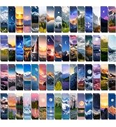 300PCS Landscape Bulk Bookmarks for Kids Classroom 60 Designs Cool Landscape Bookmarks Cute Book ...