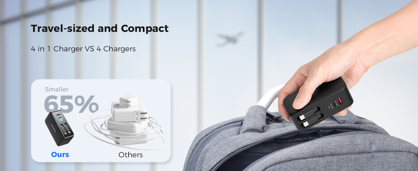 retractable iphone charger wall plug