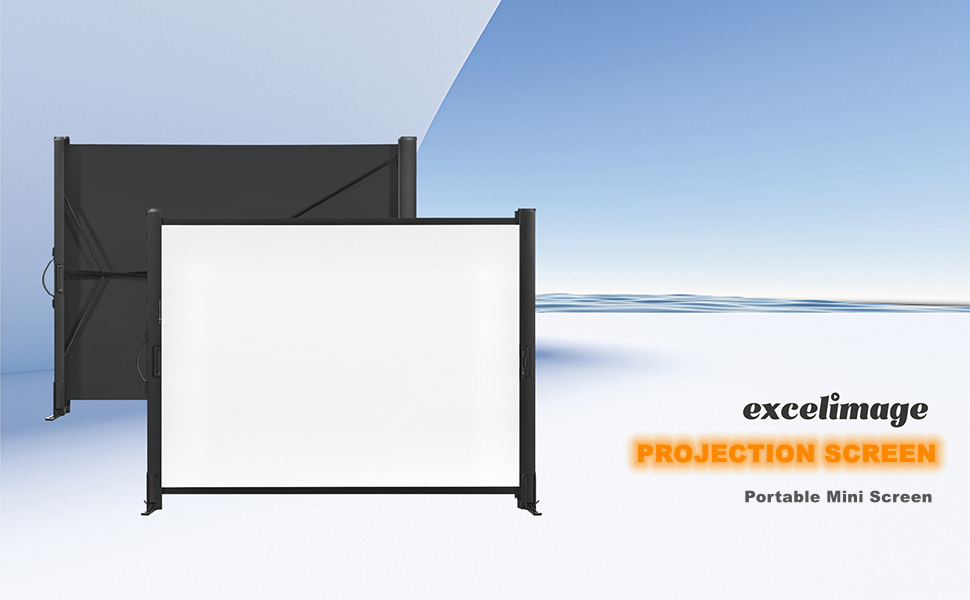 portable projector screen with stand