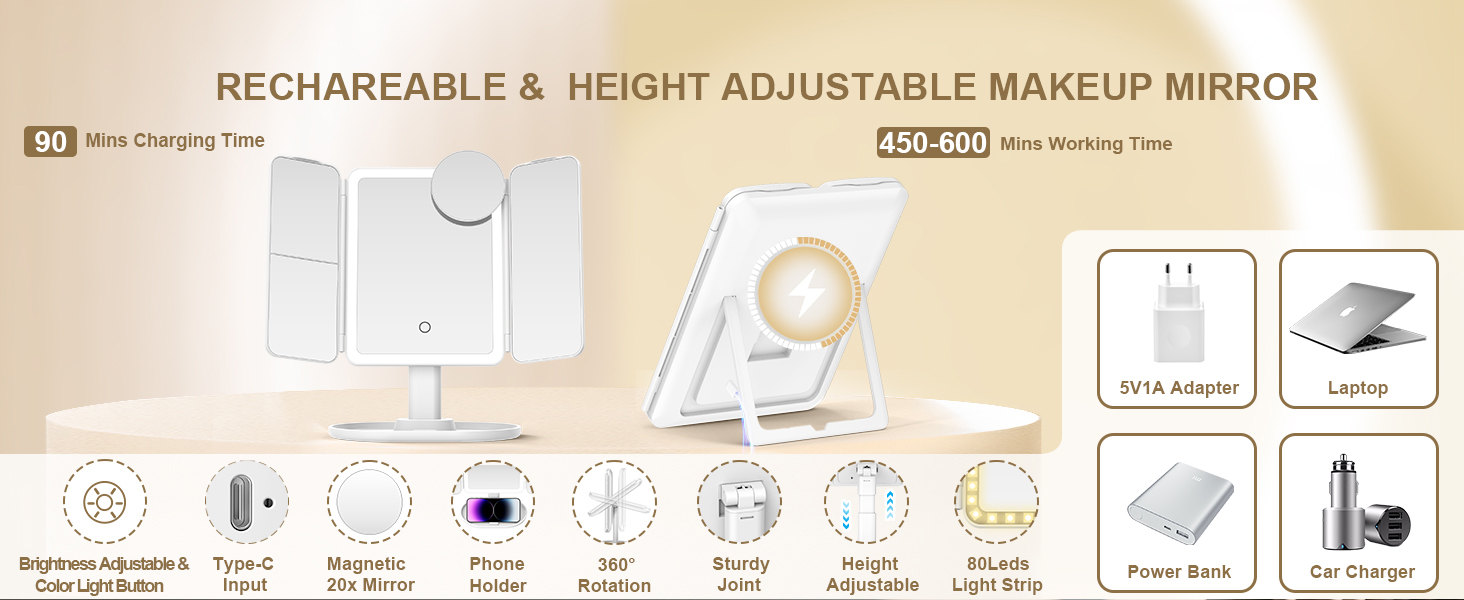 Makeup Mirror With Lights