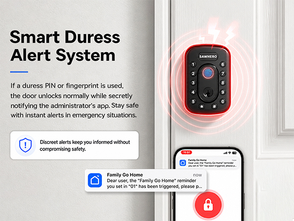 Keyless entry door lock