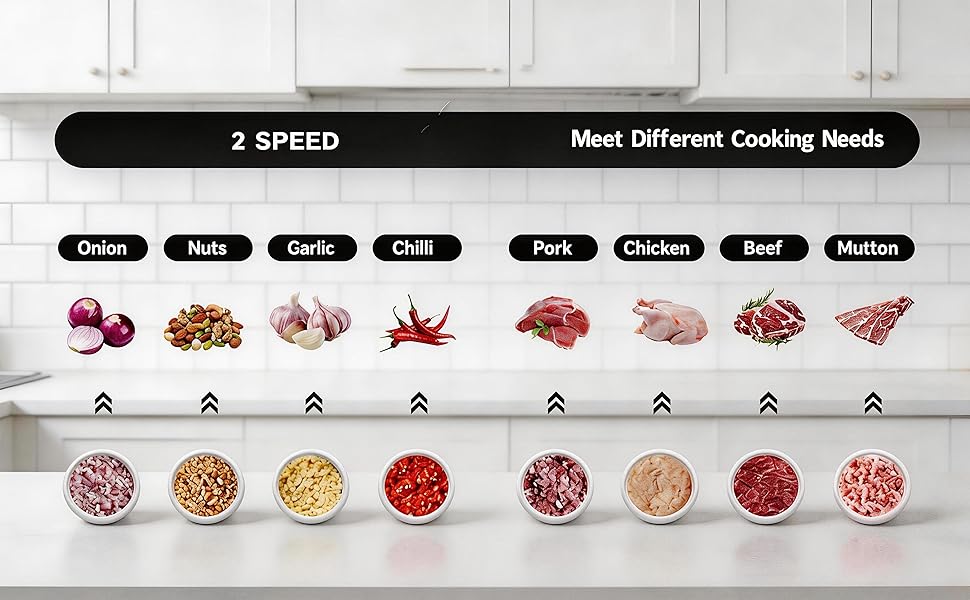 meet different cooking needs