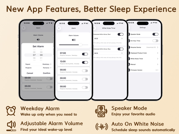 sound machine app control