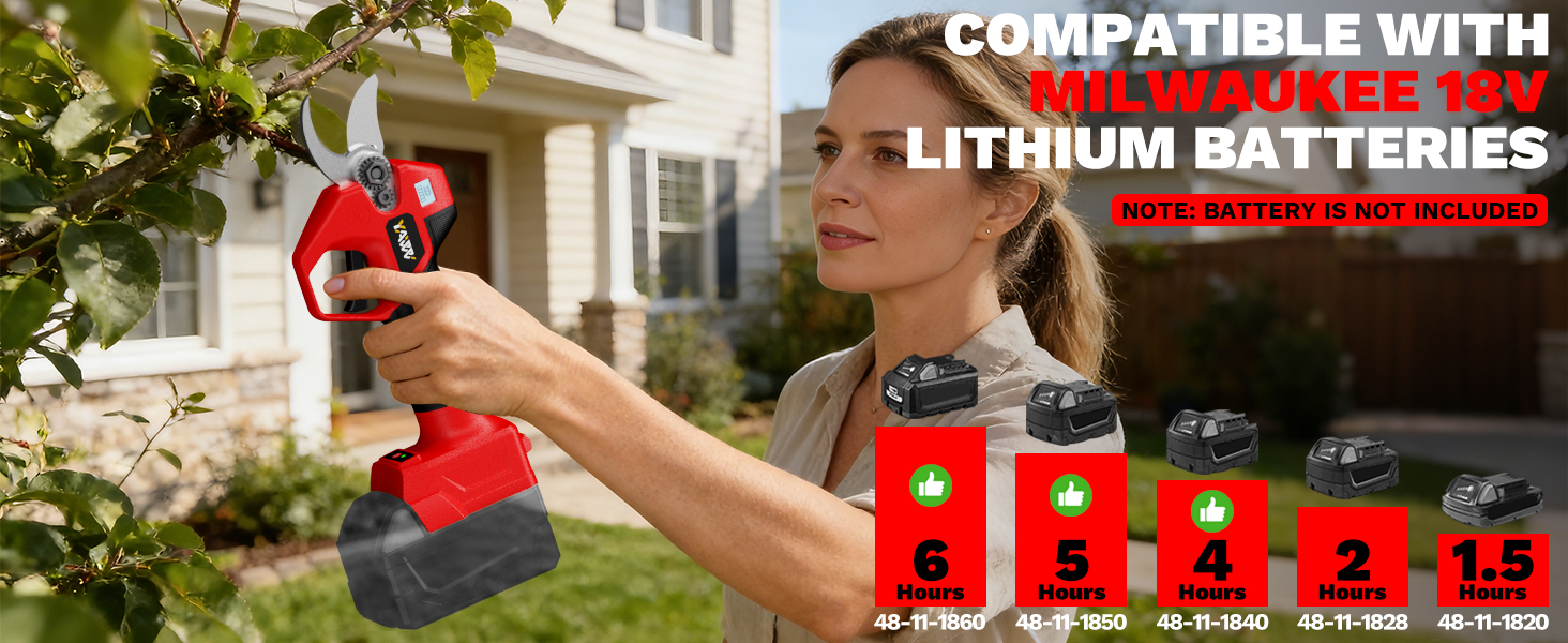 cordless pruning shear