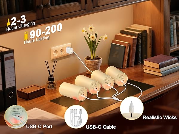 battery operated candles with remote timer