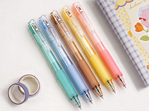 Macron colors pastel aesthetic pens school supplies