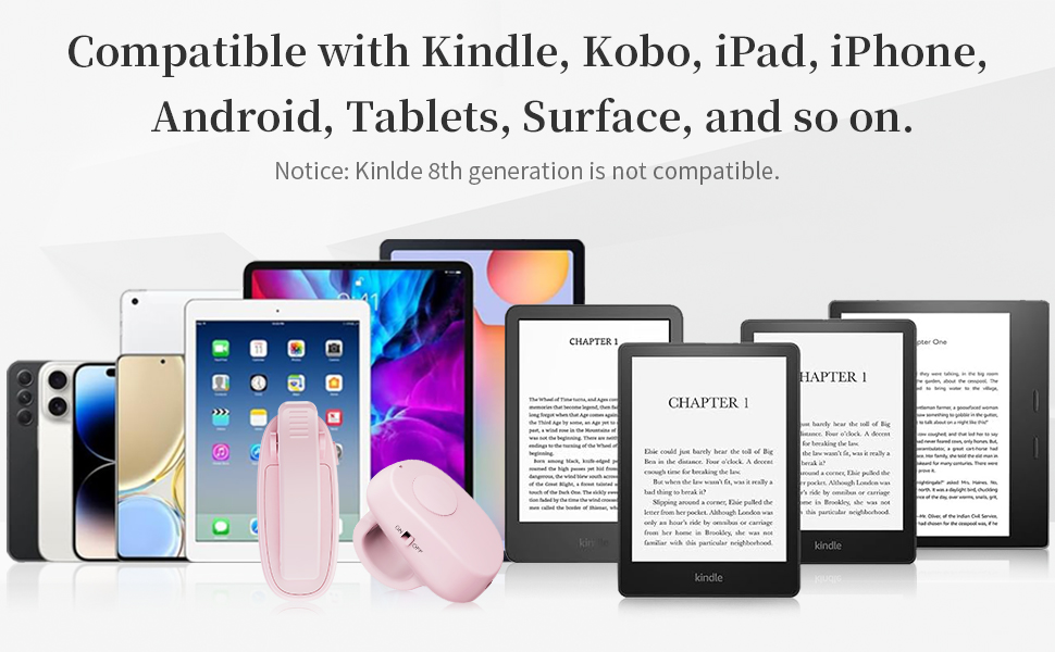 Remote Control Page Turner for Kindle Paperwhite