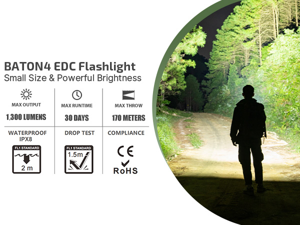 BATON4 EDC FLASHLIGHT