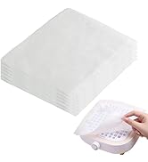 200 Sheets Nail Dust Collector Filter Paper Disposable Nail Dust Filters for Most of Nail Dust Co...