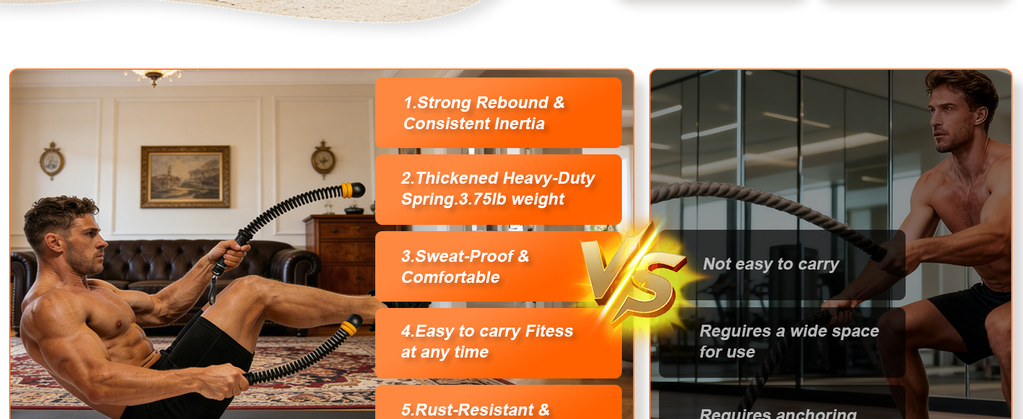 Ropeless Battle Ropes