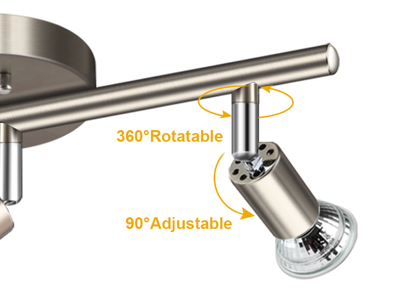 Rotatable light head