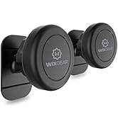 WixGear Magnetic Car Mount, Universal Stick On Mount (2 Pack) Dashboard Magnetic Phone Holder for...