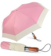 Lejorain Compact Golf Umbrella Large - 54inch Travel Big Portable Automatic Folding Umbrella Wind...
