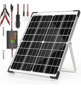 SOLPERK 25W Solar-Battery-Charger-Maintainer-12V Waterproof Solar Panel Trickle Charger for for C...