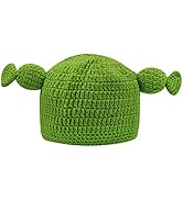 Amamcy Cute Baseball Cap Hat with Ears for Boys Green Peaked Cap Bucket Hats Docker Caps Funny Co...