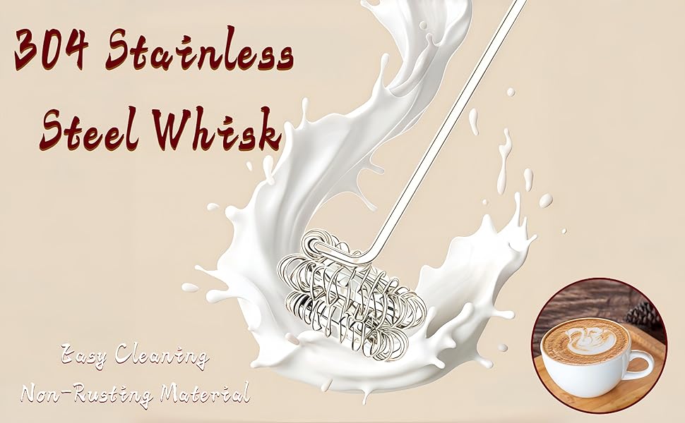 Mini Handheld Milk Frother Wand