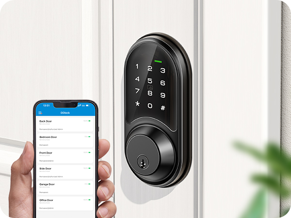 keyless entry door lock