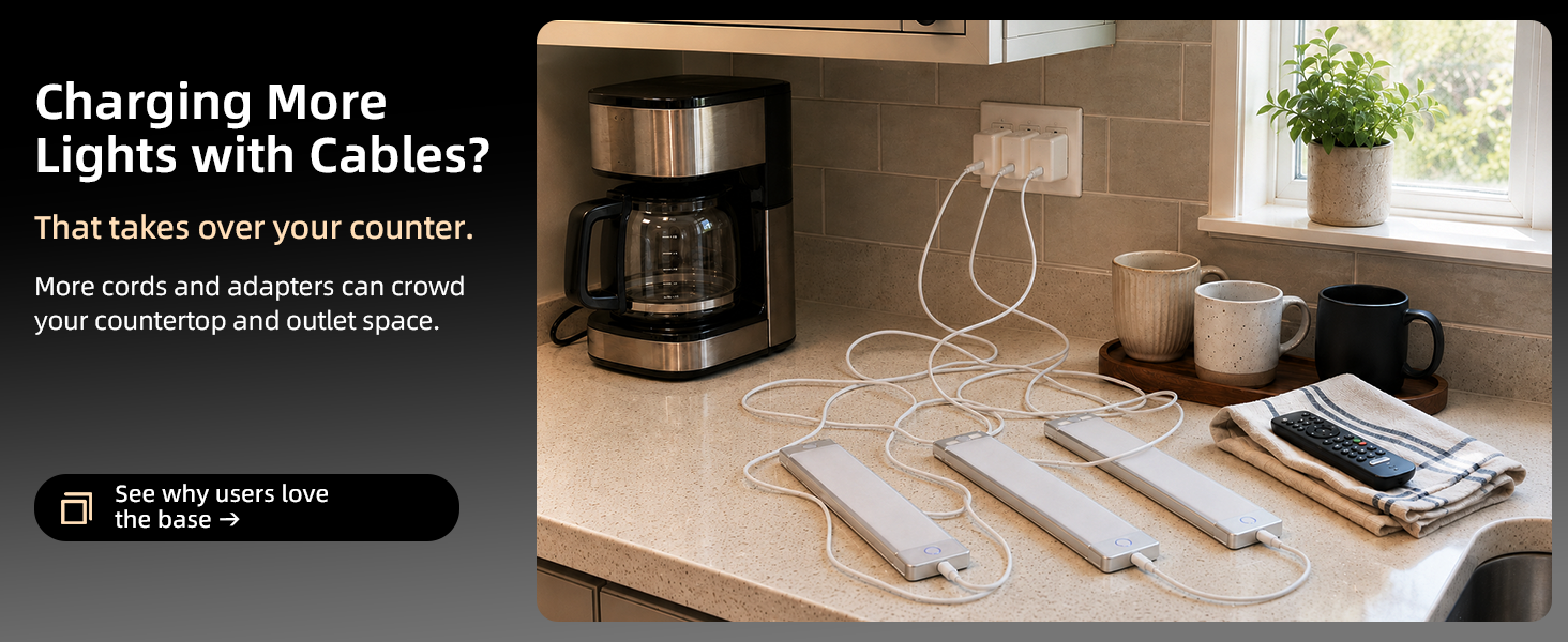 No more kitchen counter clutter.