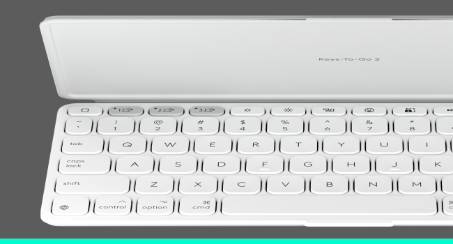 Keys-To-Go 2 Portable Wireless iPad Keyboard With Built-in Cover for iPad, iPhone, Mac, and Apple TV