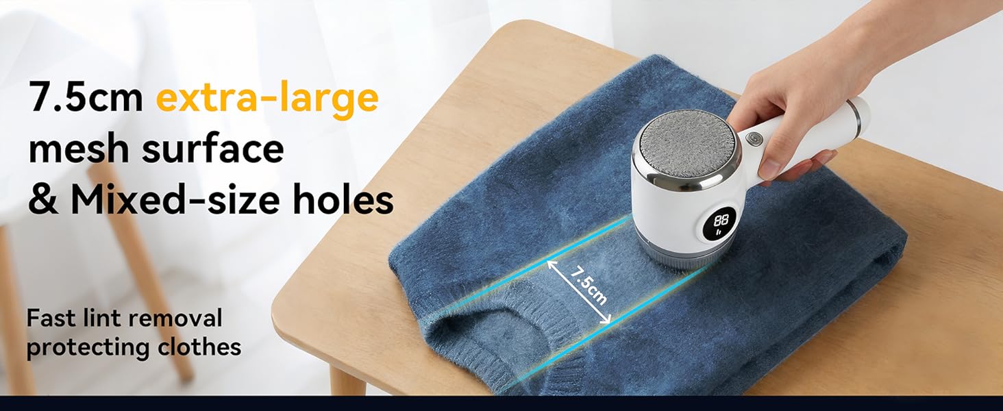 7.5cm extra-large mesh surface &amp;amp; Mixed-size holes