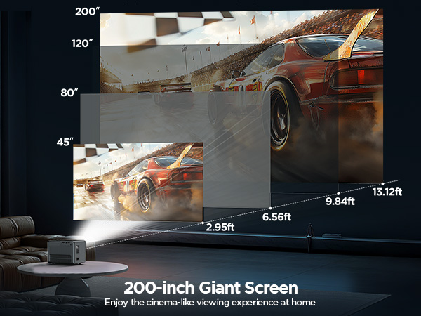 1080p 4k smart projector portable wireless indoor outdoor video projector with wifi and bluetooth