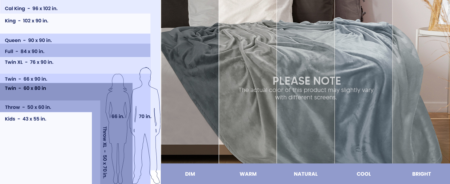 grey fleece blanket