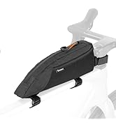 ROCKBROS Top Tube Bike Bag for Cycling, Bicycle Frame Bag for Bikepacking, Waterproof Bike Storag...