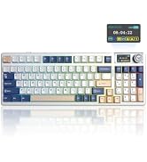 Aula F98 Pro V3 Wireless Mechanical Gaming Keyboard, 10000mAh Battery Gasket Mount Keyboard with ...