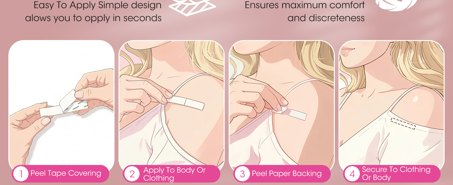 clothing tape dress adhesive tape for women hemming tape lingerie tape toupee tape sticky
