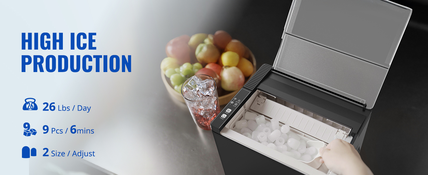ice makers countertop high ice production
