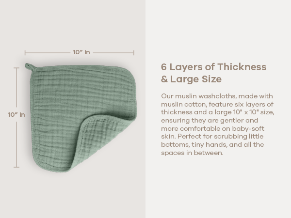 Muslin Washcloths