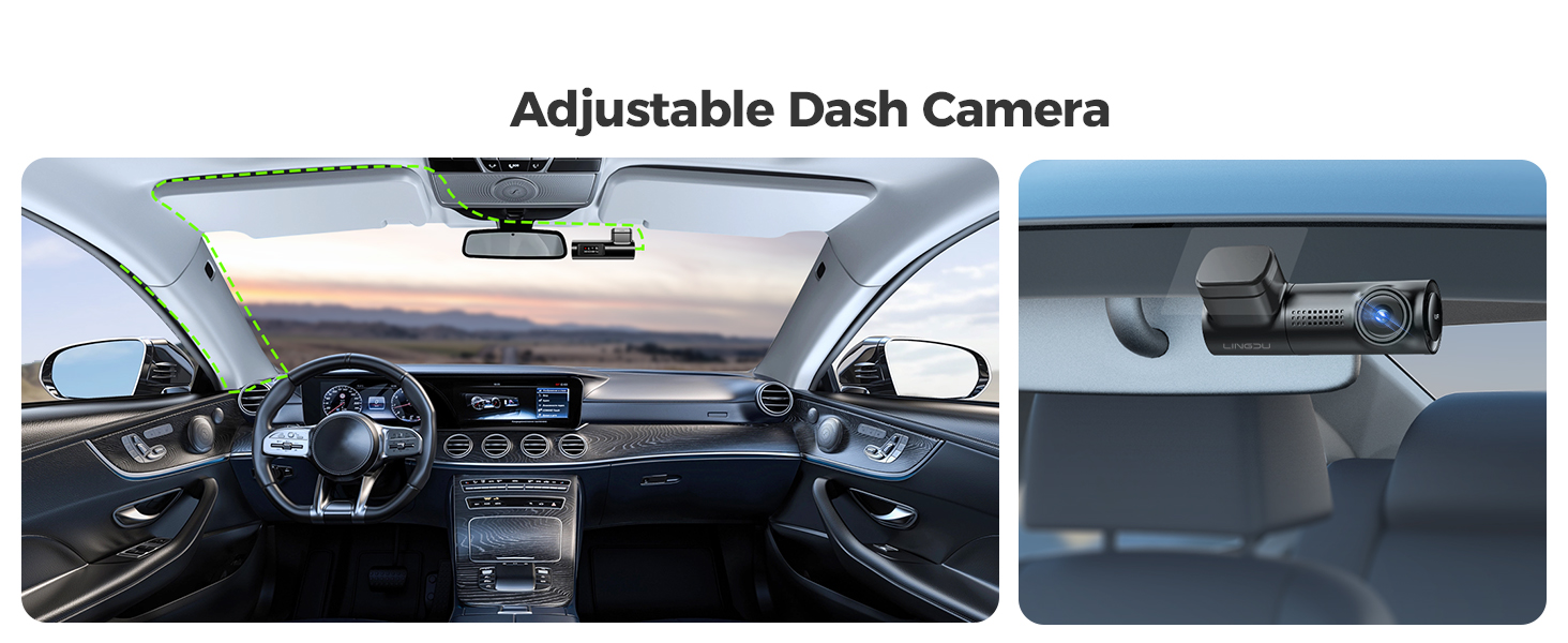 LINGDU WiFi Dash Cam