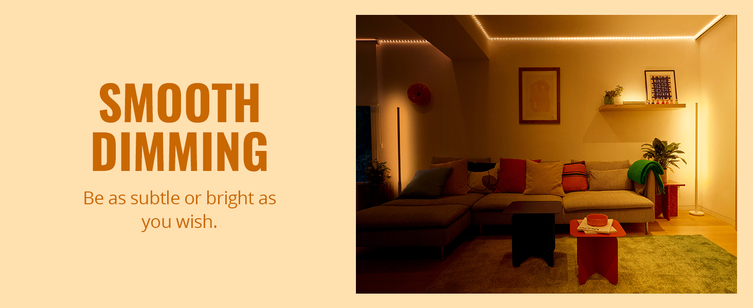 Smooth dimming