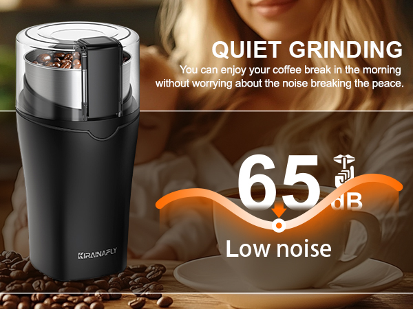 coffee grinder electric gray