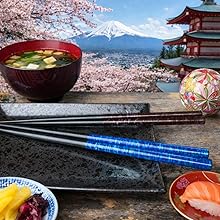 chopsticks reusable chop sticks wooden bamboo japanese chopsticks 