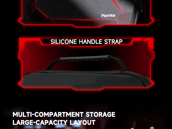 PlayVital Carrying Case for Nintendo Switch 2 with Silicone Charging Port