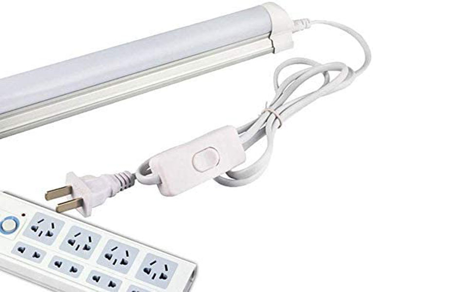 T8 LED Cord Connector Power Cord LED Tube Power Extension Cord with Switch Plug LED T4 T5 T8 Tube