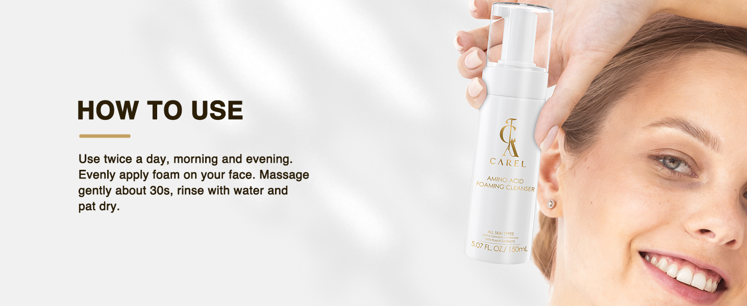 Foaming Cleanser - Gentle Facial Cleansing Foam for All Skin Types