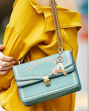 letter keychains for women