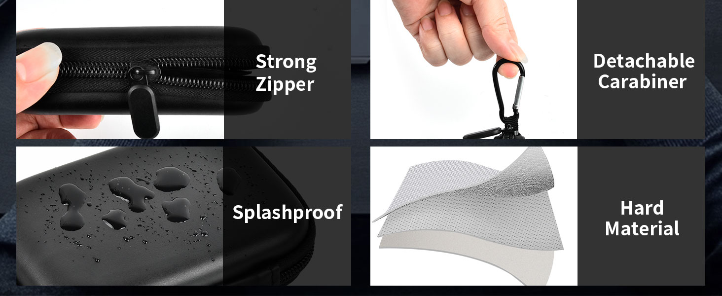 Lightweight electronic organizer travel case