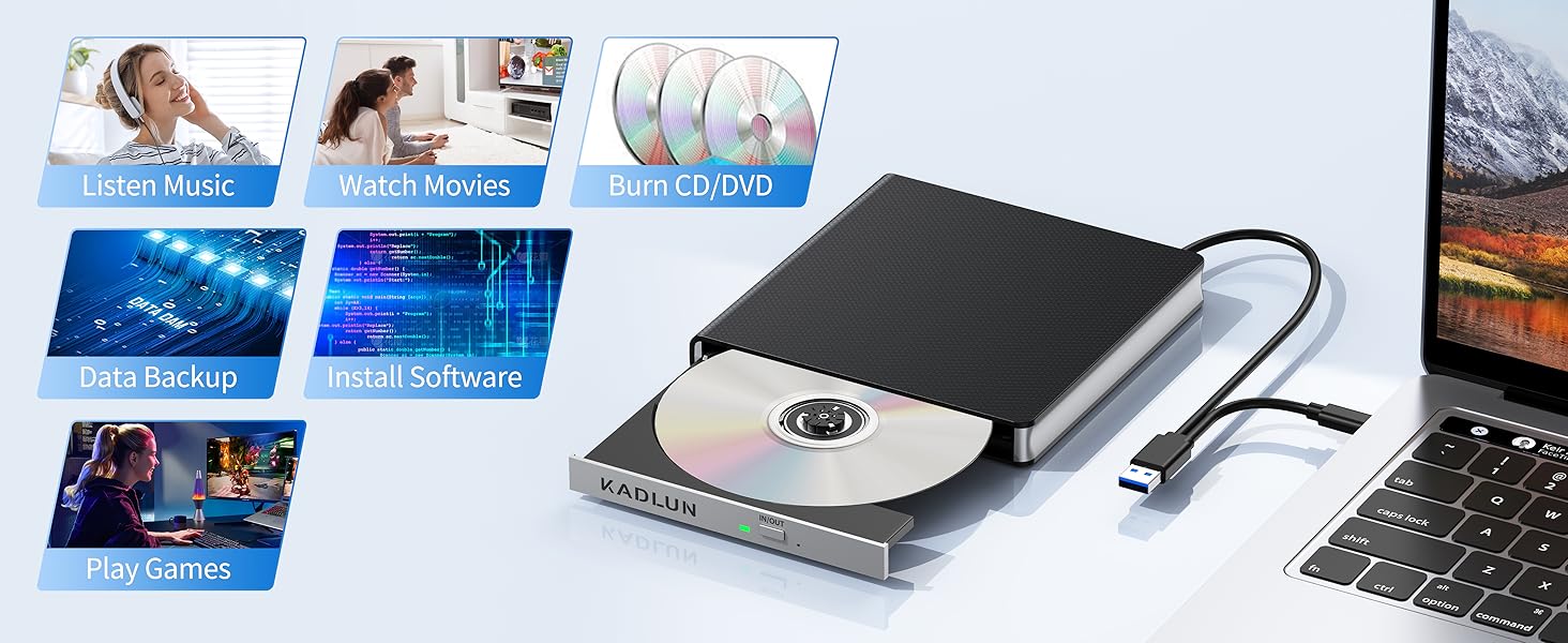 External CD Drive for Laptop