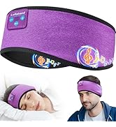 Lullaband Sleep Headphones, Wireless Bluetooth Sports Headband Headphones with Built in Stereo Hi...