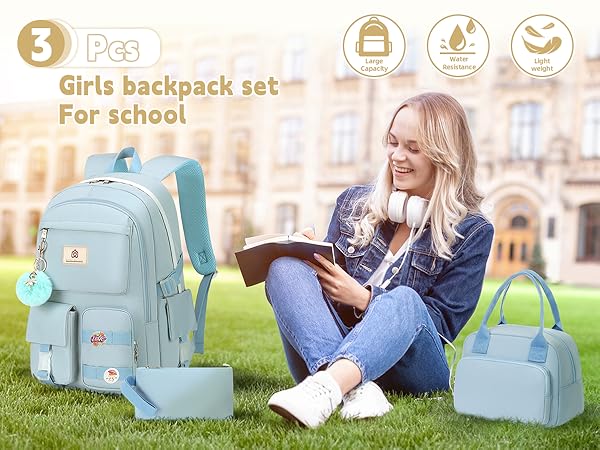 Kids Backpack and Lunch Bag
