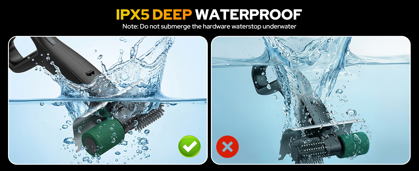 IPX5 DEEP WATERPROOF